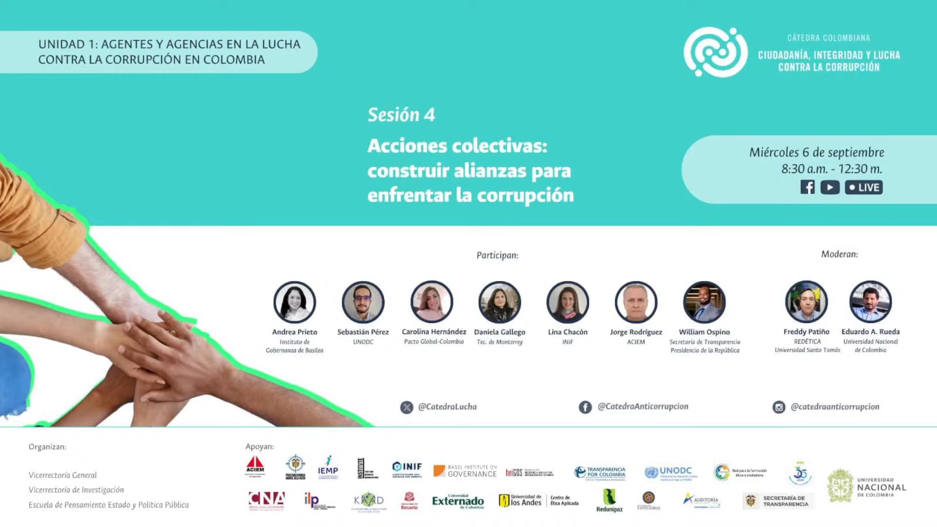Revive el "VI Foro sobre Probidad y Transparencia: Acciones Colectivas. Construir alianzas para enfrentar la corrupción".